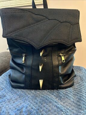 Game of Thrones Leather Backpack with Gold Stud Accents